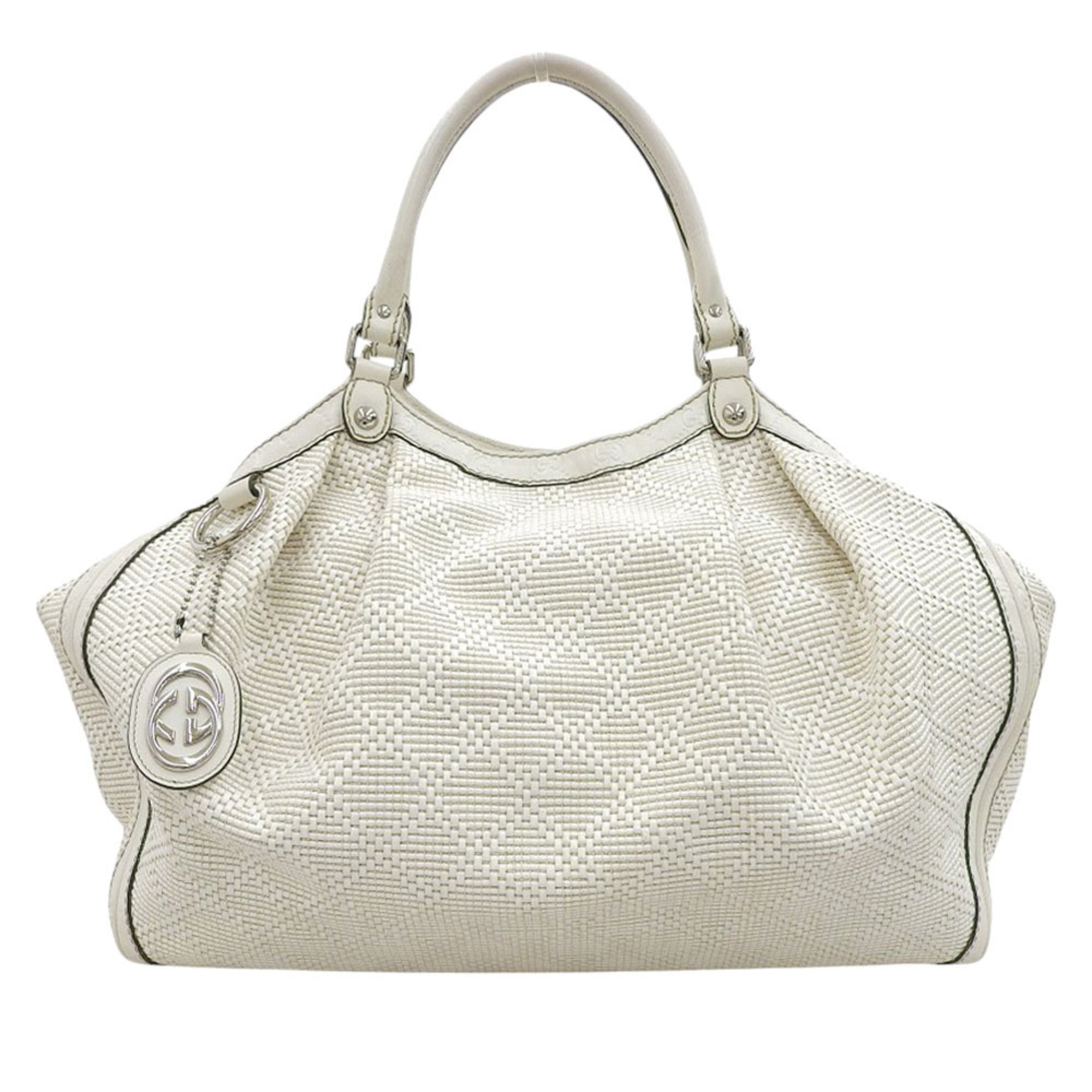 Gucci Guccissima Diamante Sukey Tote Bag 211943 502752 Interlocking G Handbag